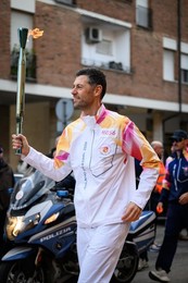 The Milan Cortina 2026 Olympic Torch.