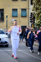 The Milan Cortina 2026 Olympic Torch.