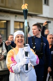 The Milan Cortina 2026 Olympic Torch.