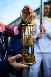 The Milan Cortina 2026 Olympic Torch.