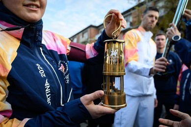 The Milan Cortina 2026 Olympic Torch.