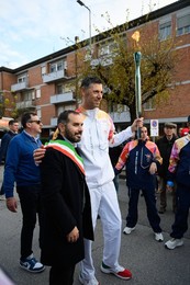 The Milan Cortina 2026 Olympic Torch.