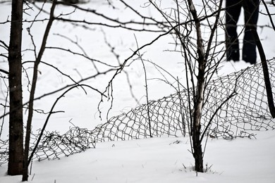 Winter nature of Khortytsia