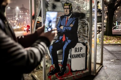AleXsandro Palombo's new work entitled MIGA – Make Iran Great Again