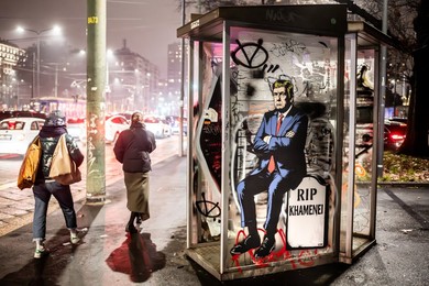 AleXsandro Palombo's new work entitled MIGA – Make Iran Great Again