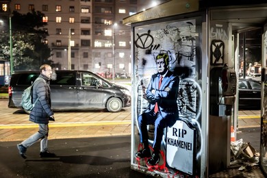 AleXsandro Palombo's new work entitled MIGA – Make Iran Great Again