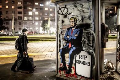 AleXsandro Palombo's new work entitled MIGA – Make Iran Great Again