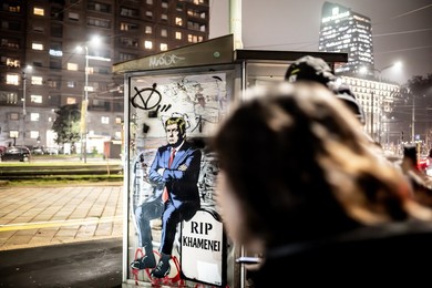 AleXsandro Palombo's new work entitled MIGA – Make Iran Great Again