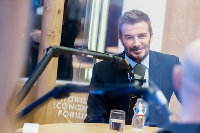 David Beckham at the World Economic Forum Annual Meeting 2026