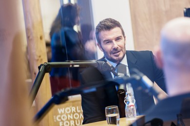 David Beckham at the World Economic Forum Annual Meeting 2026