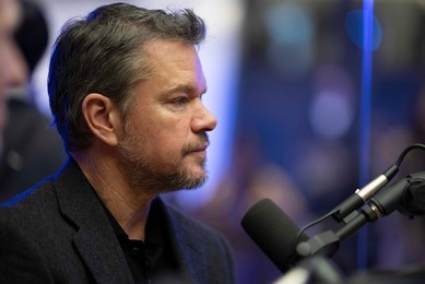 Matt Damon at the World Economic Forum