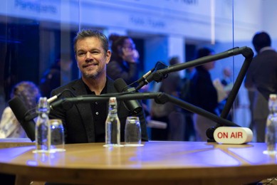Matt Damon at the World Economic Forum