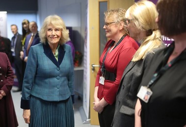 Queen Camilla Visits Domestic Abuse Services In Gloucestershire