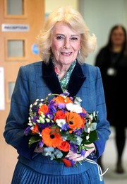 Queen Camilla Visits Domestic Abuse Services In Gloucestershire