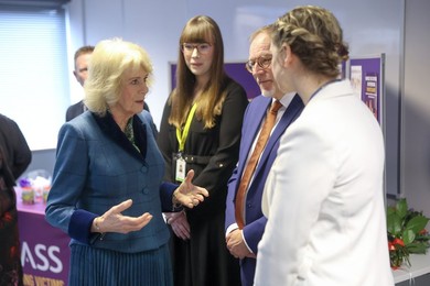 Queen Camilla Visits Domestic Abuse Services In Gloucestershire
