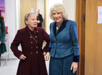 Queen Camilla Visits Domestic Abuse Services In Gloucestershire