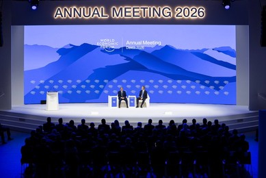 World Economic Forum Annual Meeting 2026 in Davos, Switzerland, 21 January 2026