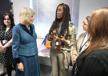 Queen Camilla Visits Domestic Abuse Services In Gloucestershire