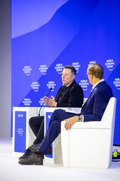 Elon Musk at the World Economic Forum 2026 Annual Meeting