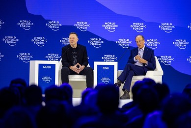 Elon Musk at the World Economic Forum 2026 Annual Meeting
