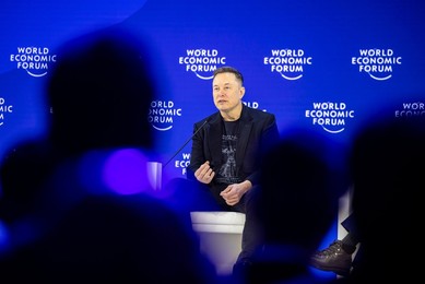 Elon Musk at the World Economic Forum 2026 Annual Meeting