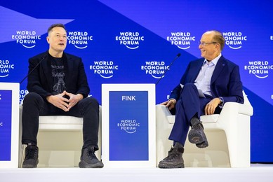 Elon Musk at the World Economic Forum 2026 Annual Meeting
