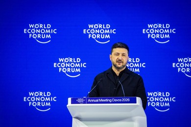 Volodymyr Zelenskyy at the World Economic Forum 2026 Annual Meeting