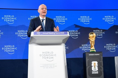 FIFA President Gianni Infantino at World Economic Forum 2026 Annual Meeting