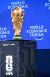 FIFA World Cup Trophy at World Economic Forum 2026 Annual Meeting
