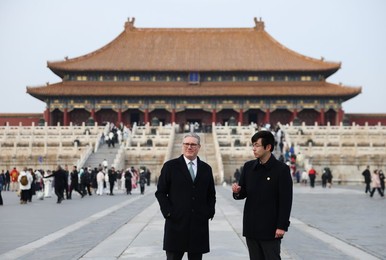 Prime Minister Keir Starmer visits the Forbidden City