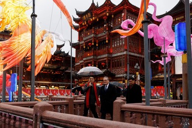 Prime Minister Keir Starmer visits Yuyuan Garden