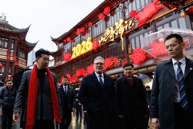 Prime Minister Keir Starmer visits Yo Yaun Gardens