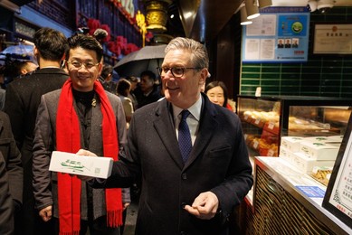 Prime Minister Keir Starmer visits Yo Yaun Gardens