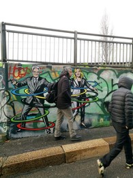 Milan-Cortina 2026 Winter Olympics, Olympic mural by aleXsandro Palombo