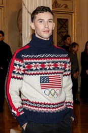 Red carpet before the Opening Ceremony of the Milan Cortina 2026 Winter Olympic Games.