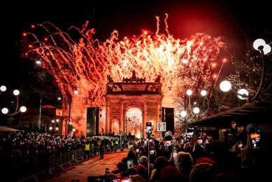 Milan-Cortina 2026 Olympics: Lighting of the Olympic cauldron at the Arco della Pace