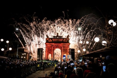 Milan-Cortina 2026 Olympics: Lighting of the Olympic cauldron at the Arco della Pace