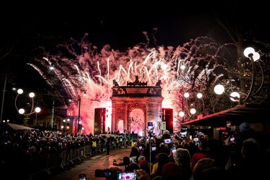 Milan-Cortina 2026 Olympics: Lighting of the Olympic cauldron at the Arco della Pace
