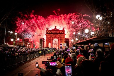 Milan-Cortina 2026 Olympics: Lighting of the Olympic cauldron at the Arco della Pace
