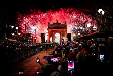 Milan-Cortina 2026 Olympics: Lighting of the Olympic cauldron at the Arco della Pace