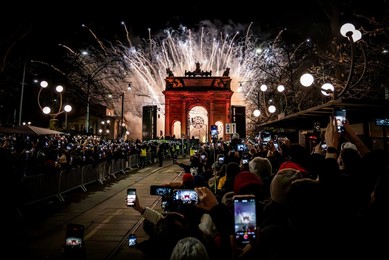 Milan-Cortina 2026 Olympics: Lighting of the Olympic cauldron at the Arco della Pace