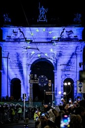 Milan-Cortina 2026 Olympics: Lighting of the Olympic cauldron at the Arco della Pace