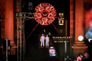 Milan-Cortina 2026 Olympics: Lighting of the Olympic cauldron at the Arco della Pace