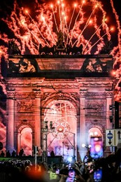 Milan-Cortina 2026 Olympics: Lighting of the Olympic cauldron at the Arco della Pace