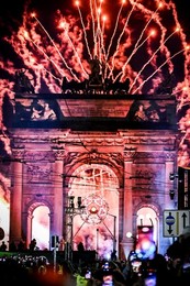 Milan-Cortina 2026 Olympics: Lighting of the Olympic cauldron at the Arco della Pace