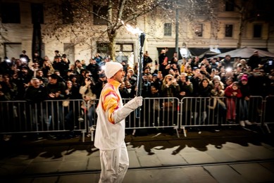 Milan-Cortina 2026 Olympics: Lighting of the Olympic cauldron at the Arco della Pace