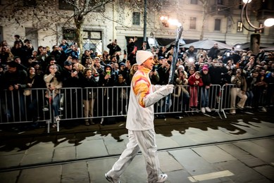 Milan-Cortina 2026 Olympics: Lighting of the Olympic cauldron at the Arco della Pace
