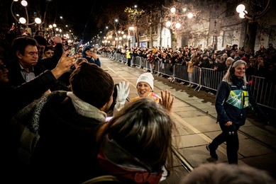 Milan-Cortina 2026 Olympics: Lighting of the Olympic cauldron at the Arco della Pace
