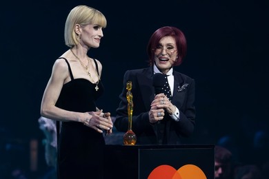 Kelly Osbourne and Sharon Osbourne at the Brit Awards 2026