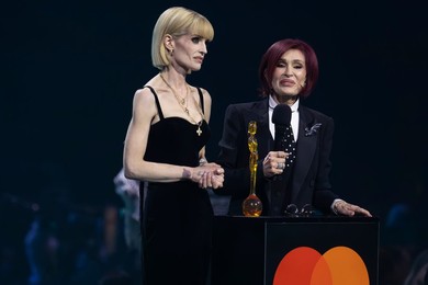 Kelly Osbourne and Sharon Osbourne at the Brit Awards 2026